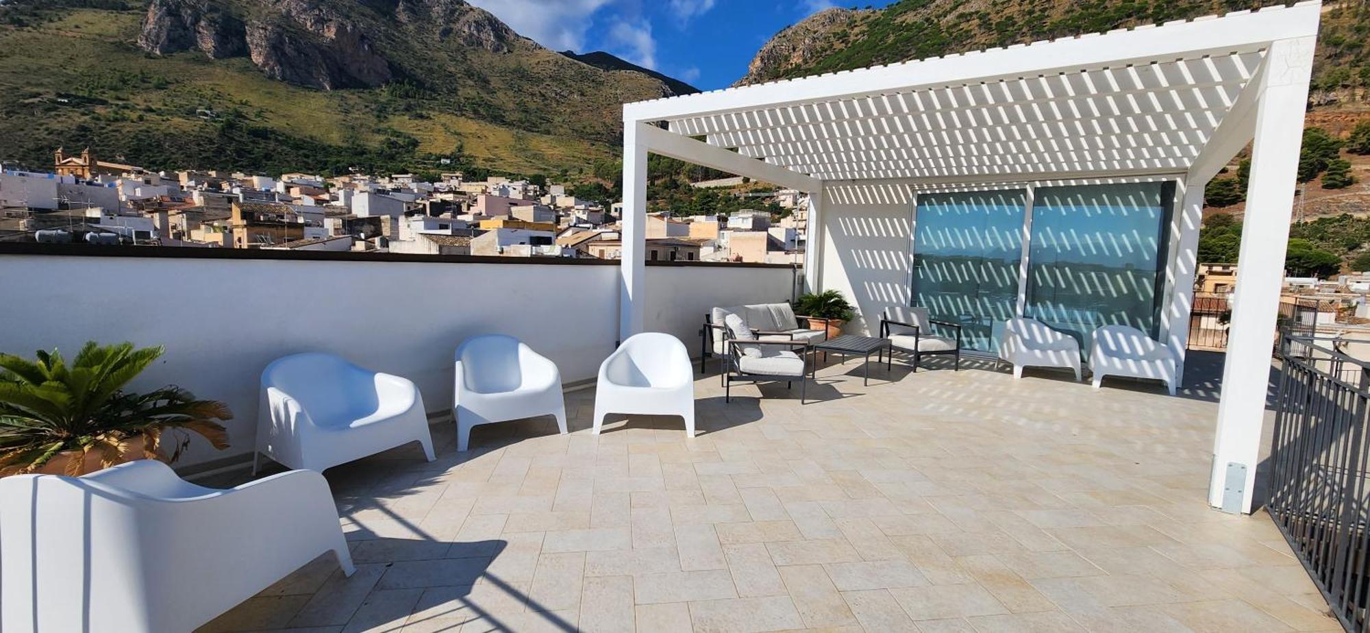 Palazzo Del Golfo Penthouse Apartment Castellammare del Golfo Bagian luar foto